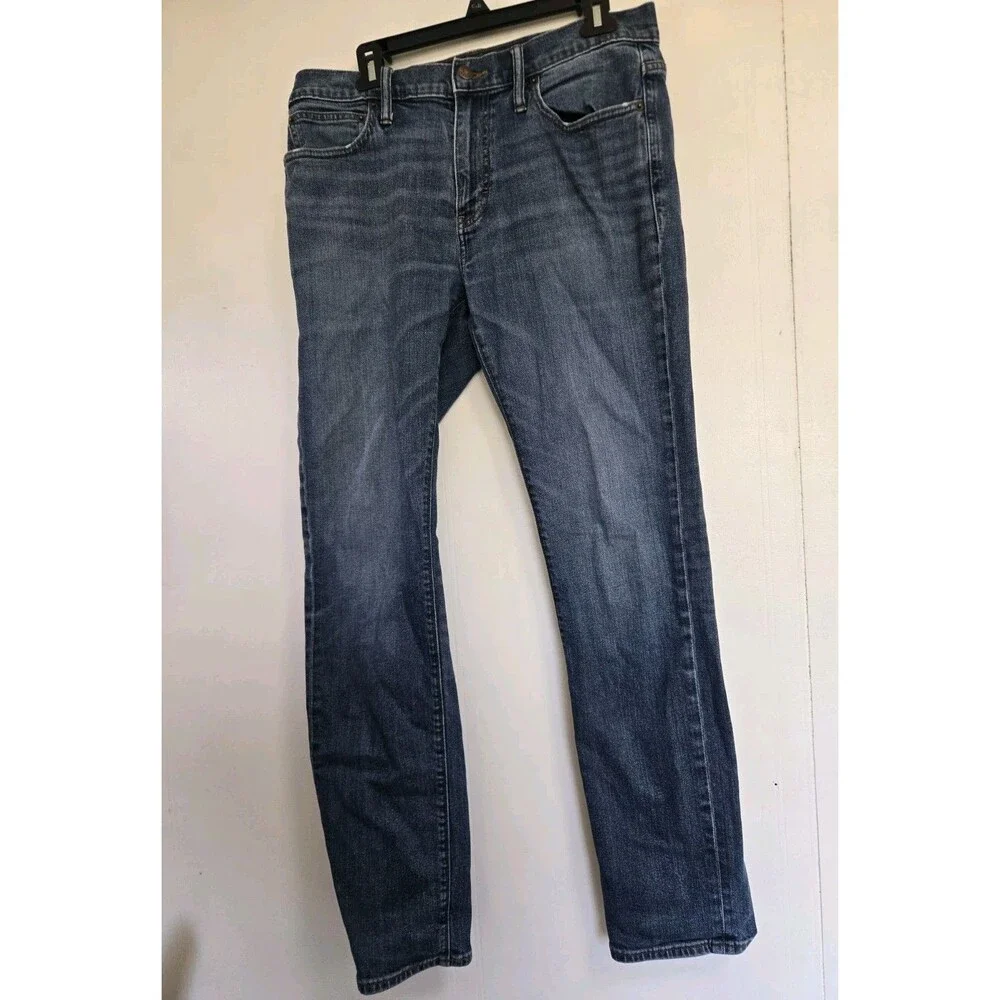J.CREW Jeans Mens Size 33x32 Slim Fit Signature Flex  Blue Cotton Stretch Denim